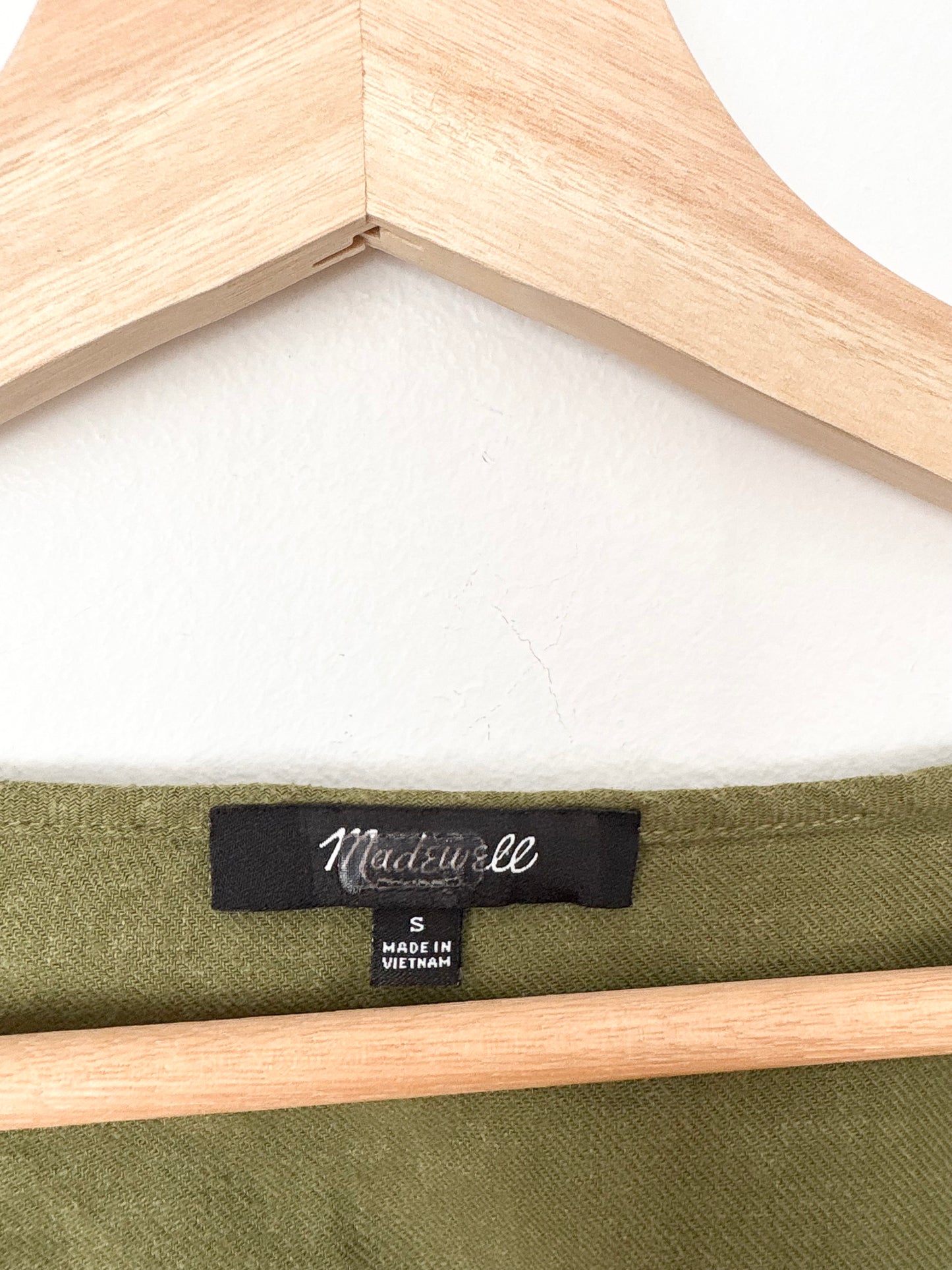 Madewell puff sleeve mini dress Small