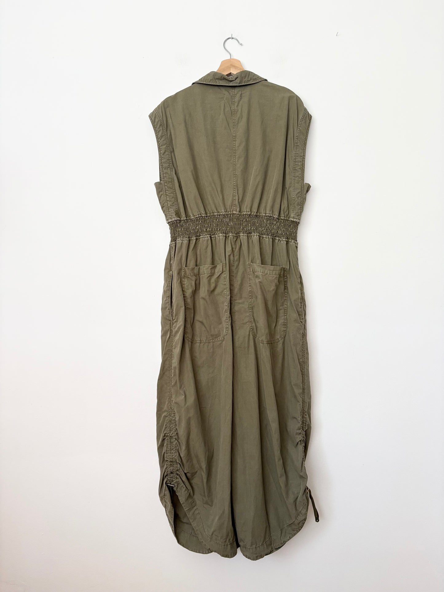 Anthropologie shirthing parachute jumpsuit Large
