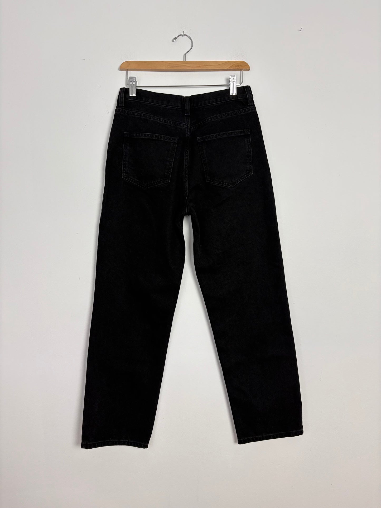The kooples straight cut black jeans W27