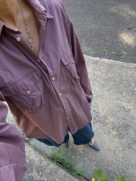 Vintage Giorgio Armani button down shirt M/L