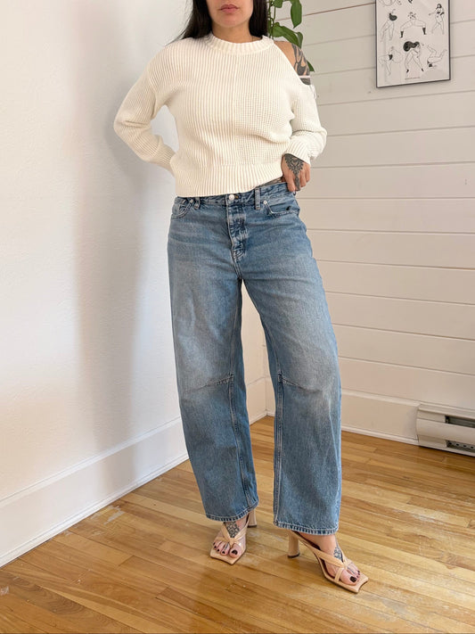 Madewell darted barrel leg jeans W29