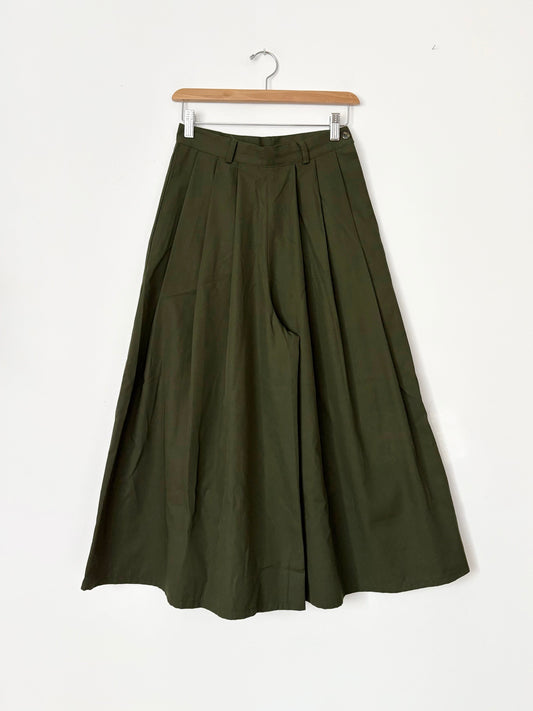 Vintage wide leg crop culottes W24
