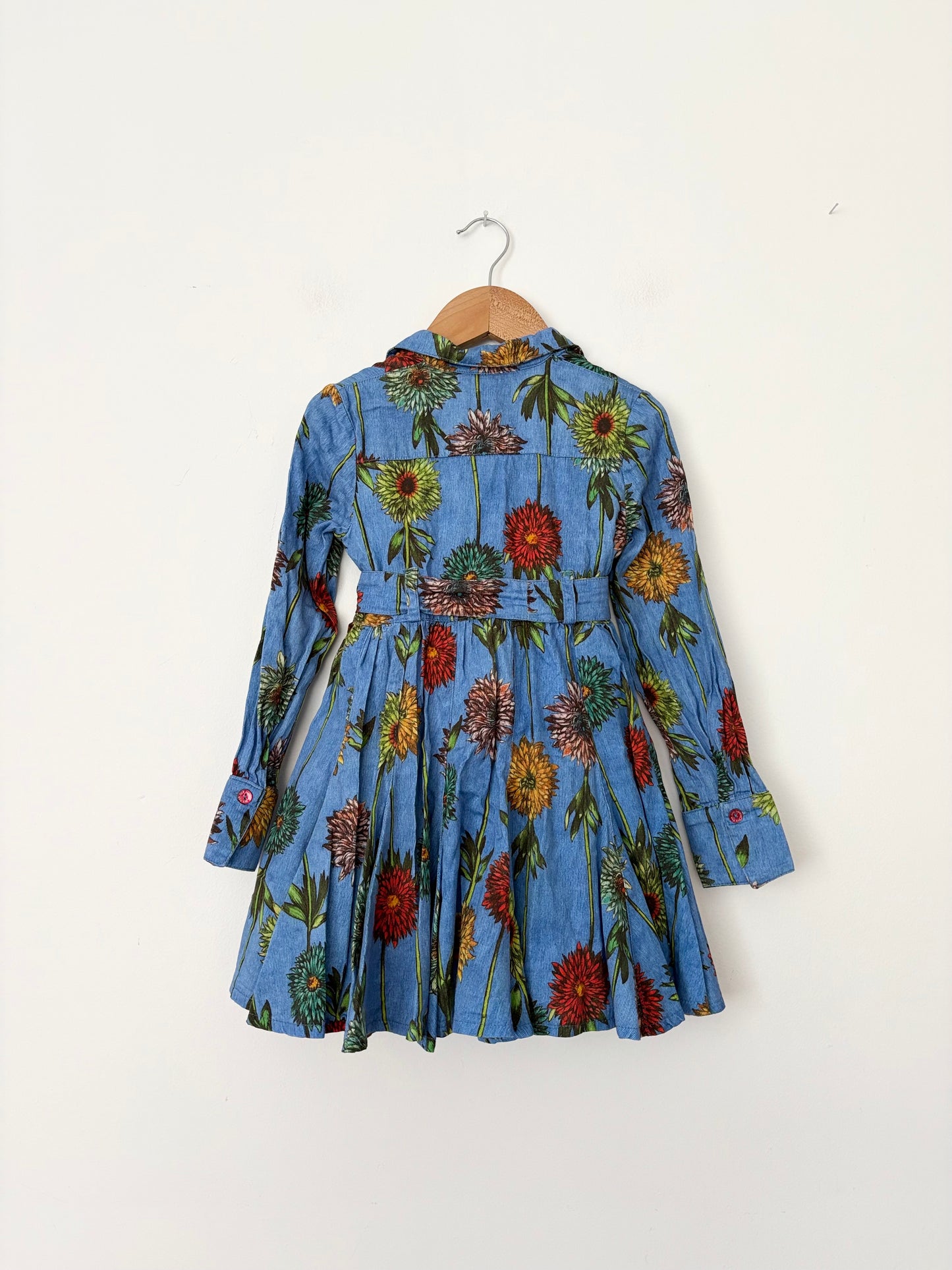 Pan con chocolate belted dress 6Y