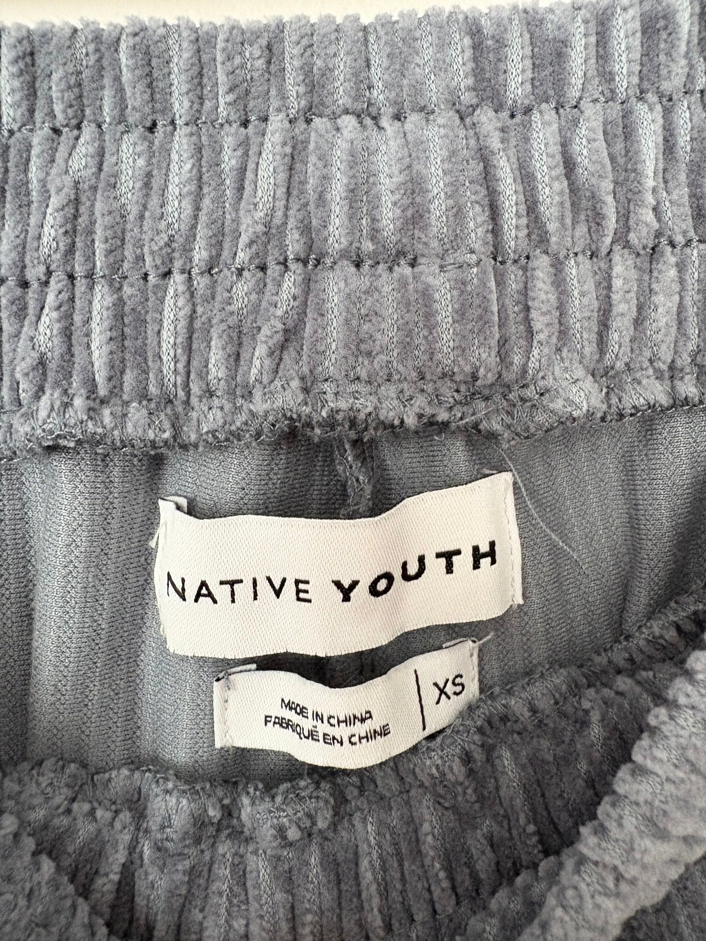Native Youth corduroy wide leg trousers XS
