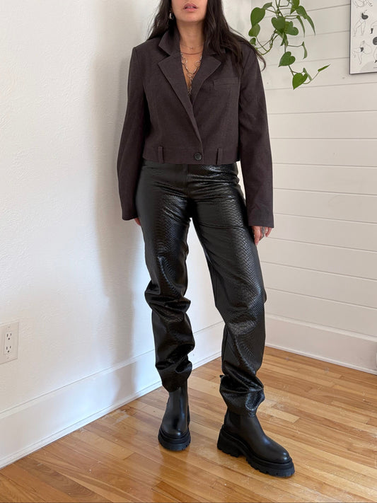 Wilfred the Melina croc faux leather pants W29