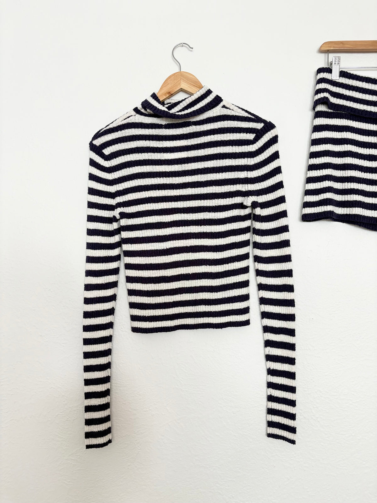 Free People superstripe sweater set S/M