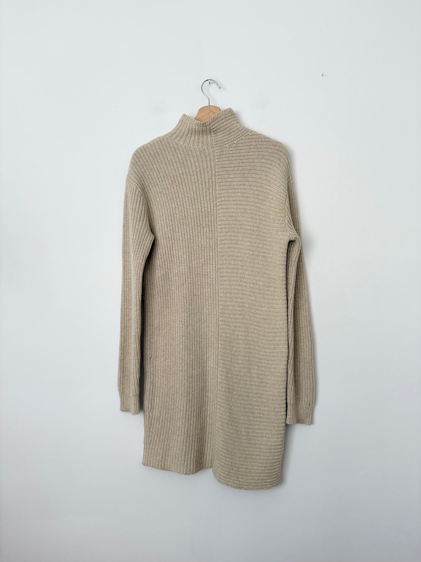 Robe Theory en maille laine mélangée à col montant XS/S