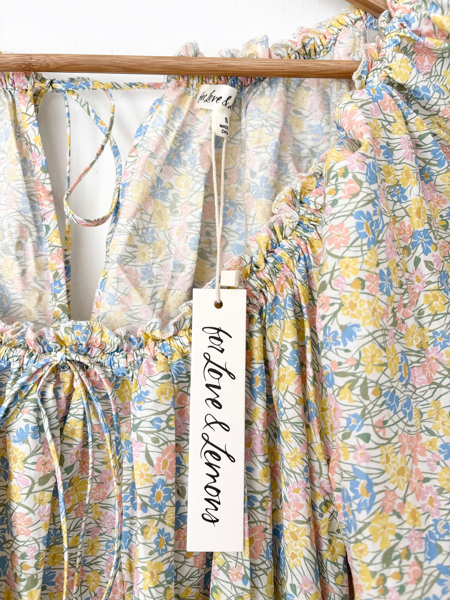 For love & lemon Merian tunic dress Small