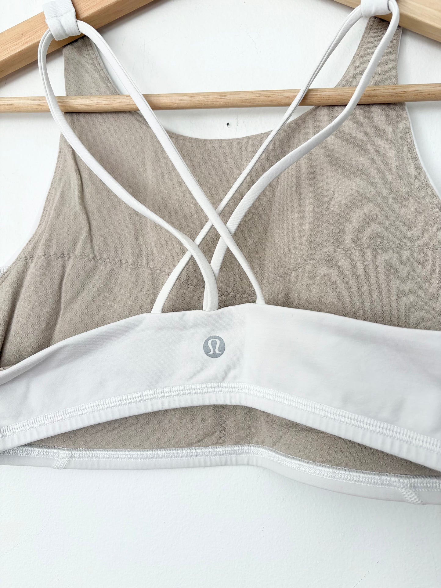 Soutien-gorge de sport blanc Lululemon, taille M