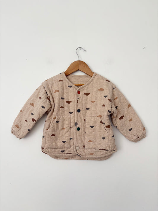 Petite Revery quilted cloud jacket  1-2T