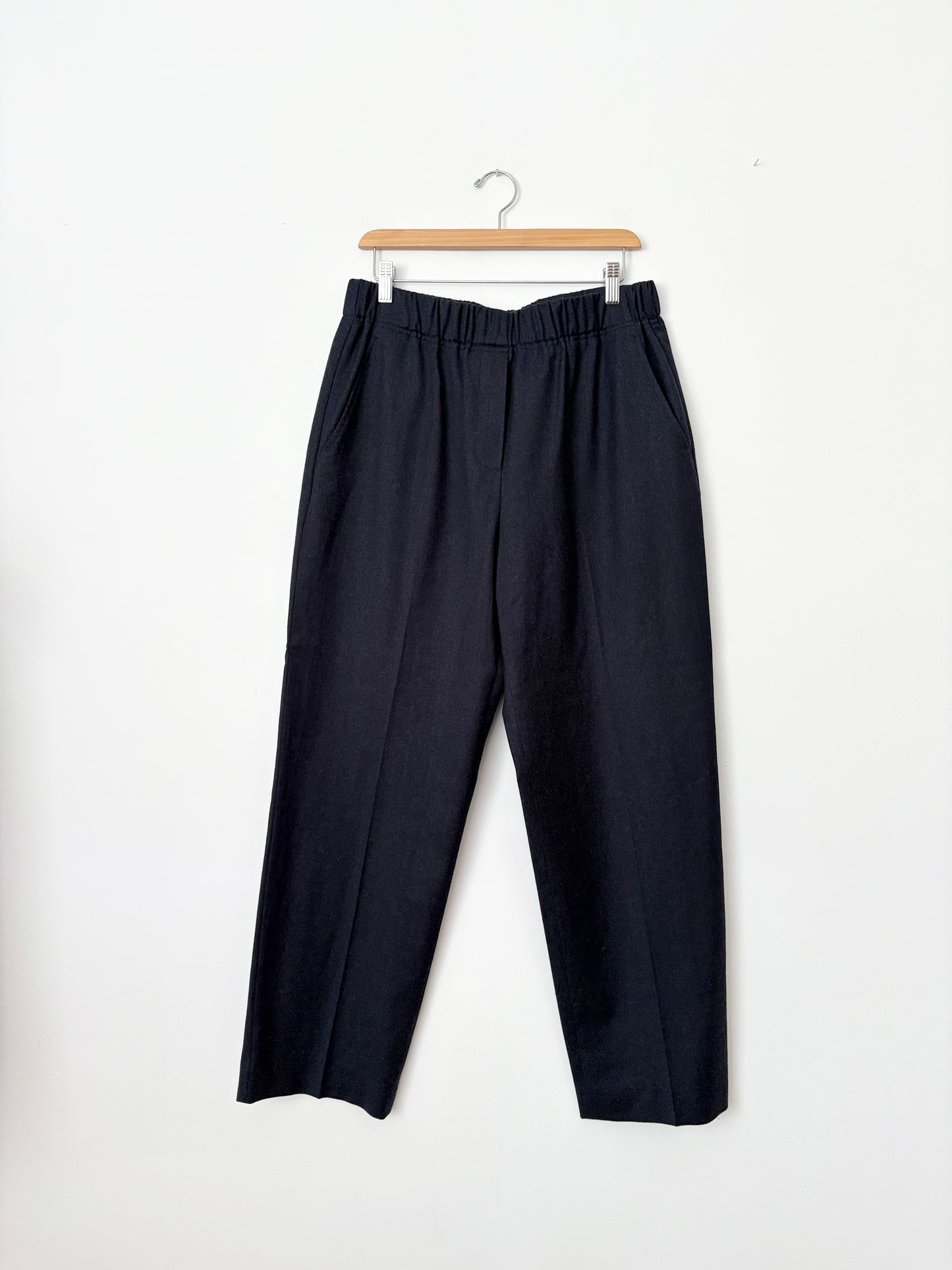 Pantalon en flanelle de laine Maxmara Weekend, taille XL