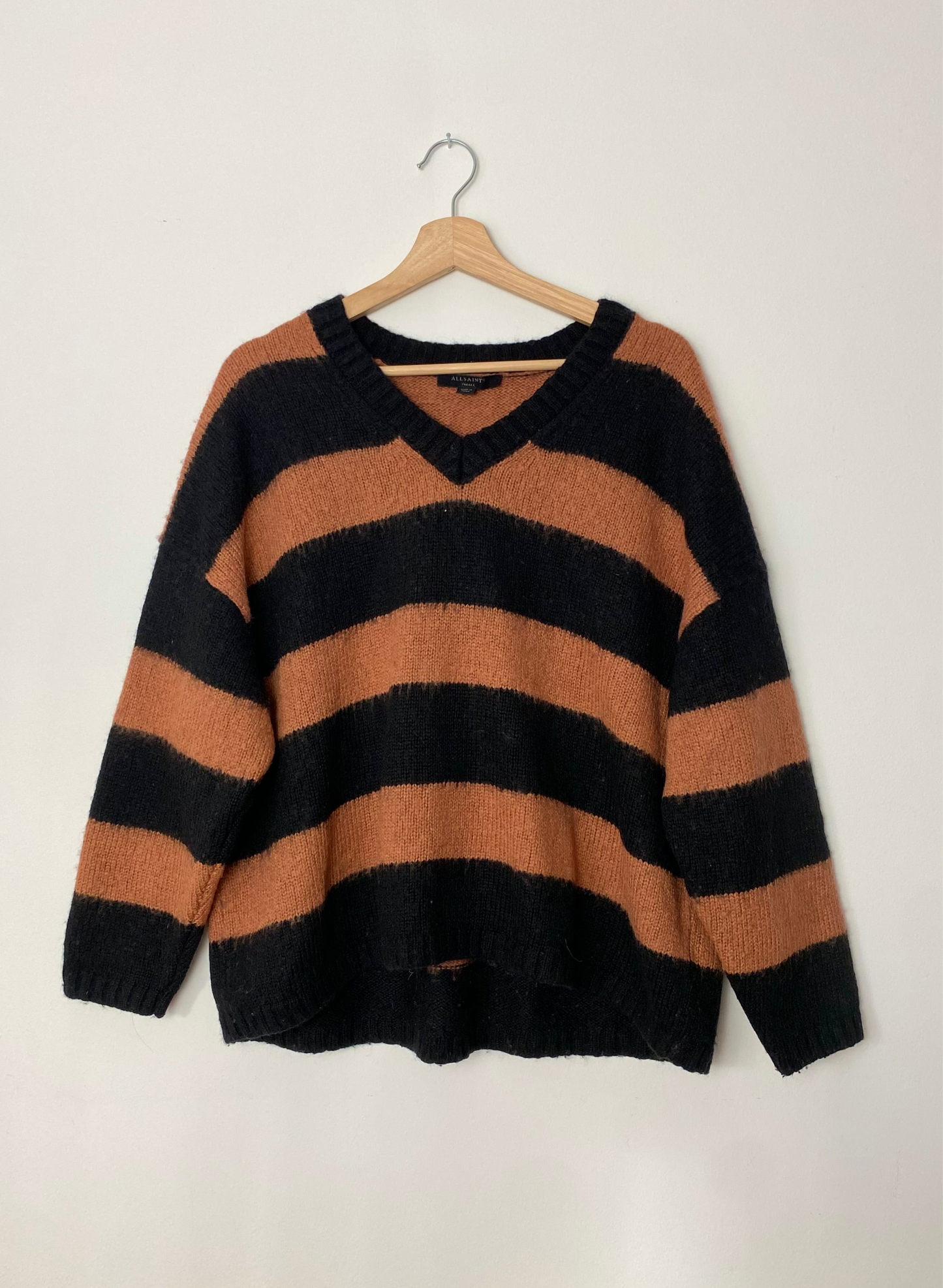 All Saints wool blend oversized sweater Small