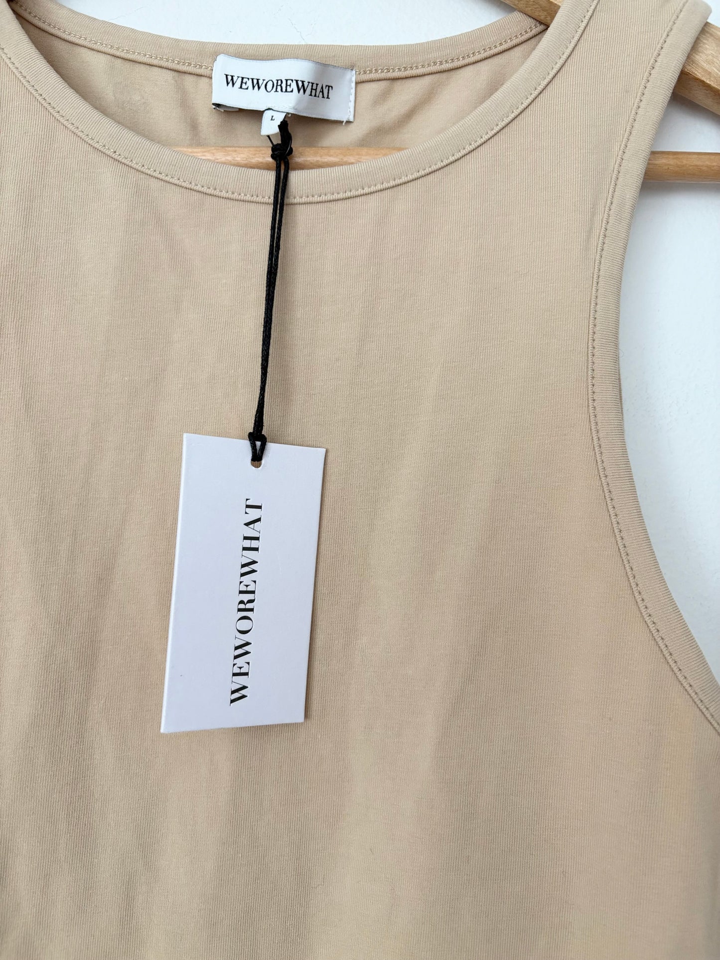 Weworewhat cotton jersey tank Large