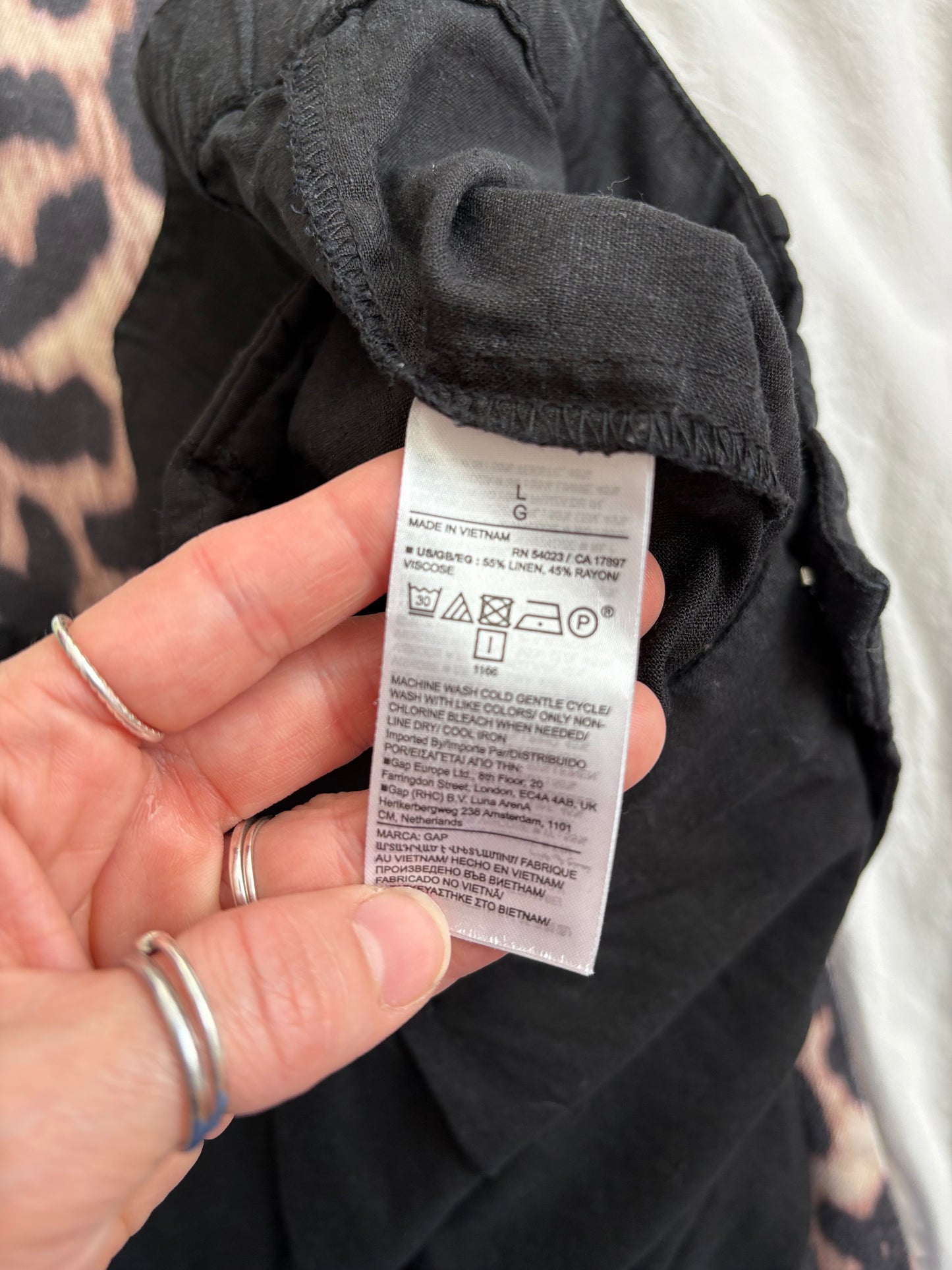 Short plissé en mélange de lin GAP, taille L