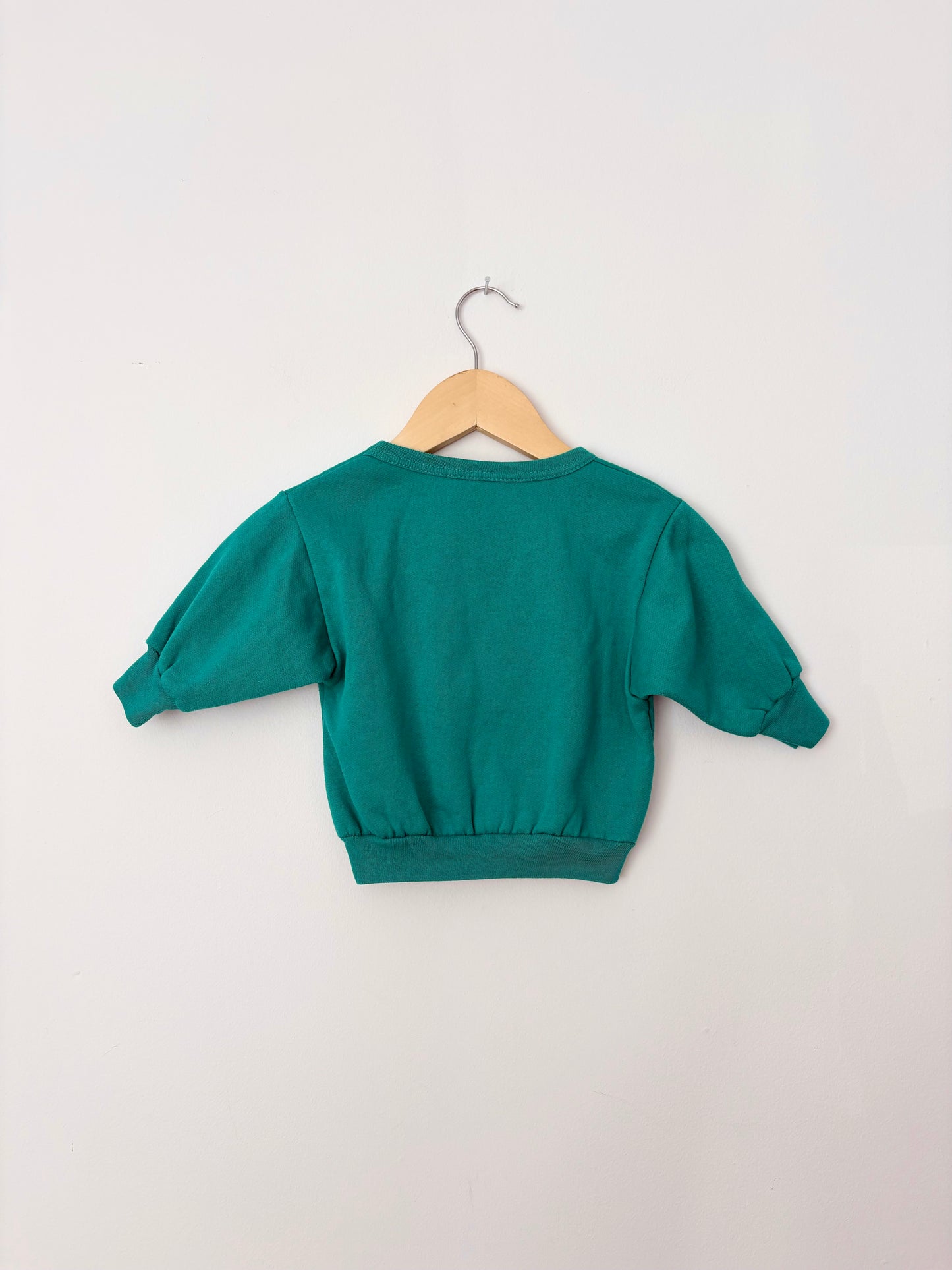 Pull vert vintage 18 mois