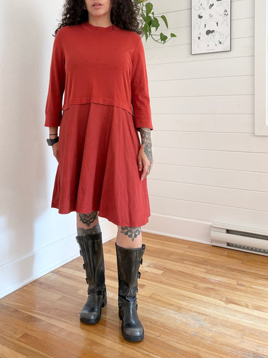 COS knitted midi dress Large