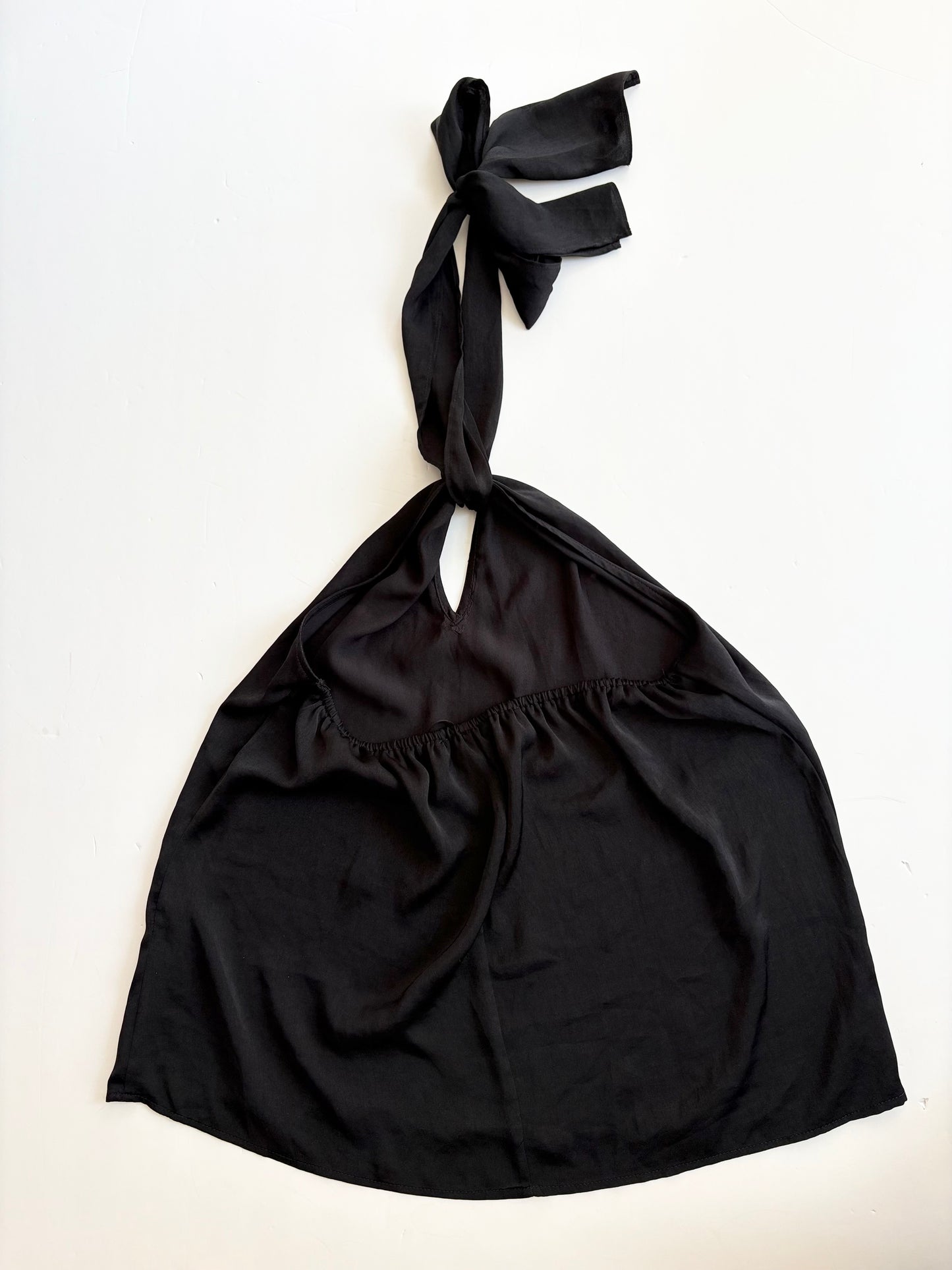Banana Republic haut satiné à licou Medium