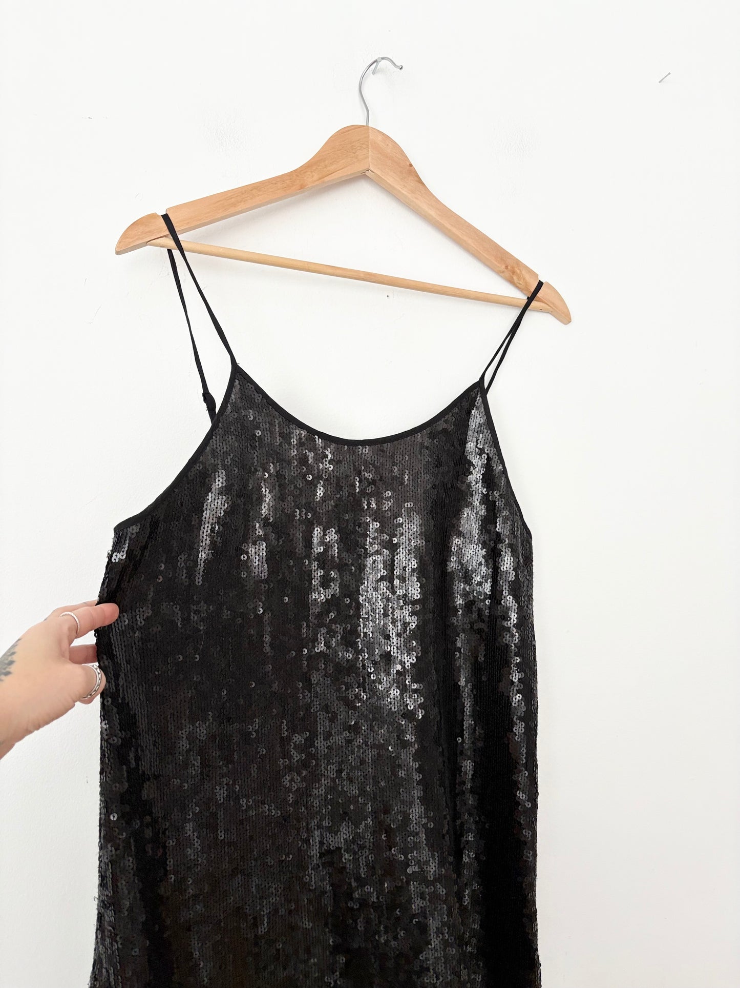 Robe courte à sequins Chan Luu taille moyenne