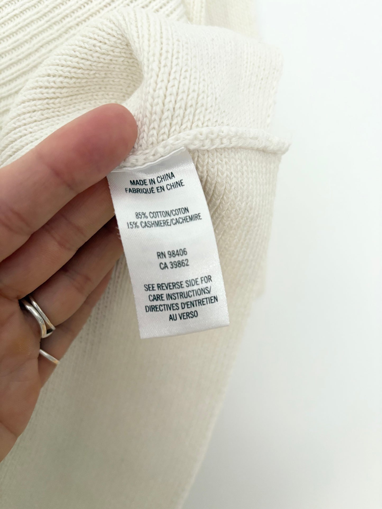 Theroy Lorinna cashmere-cotton blend sweater XS/S