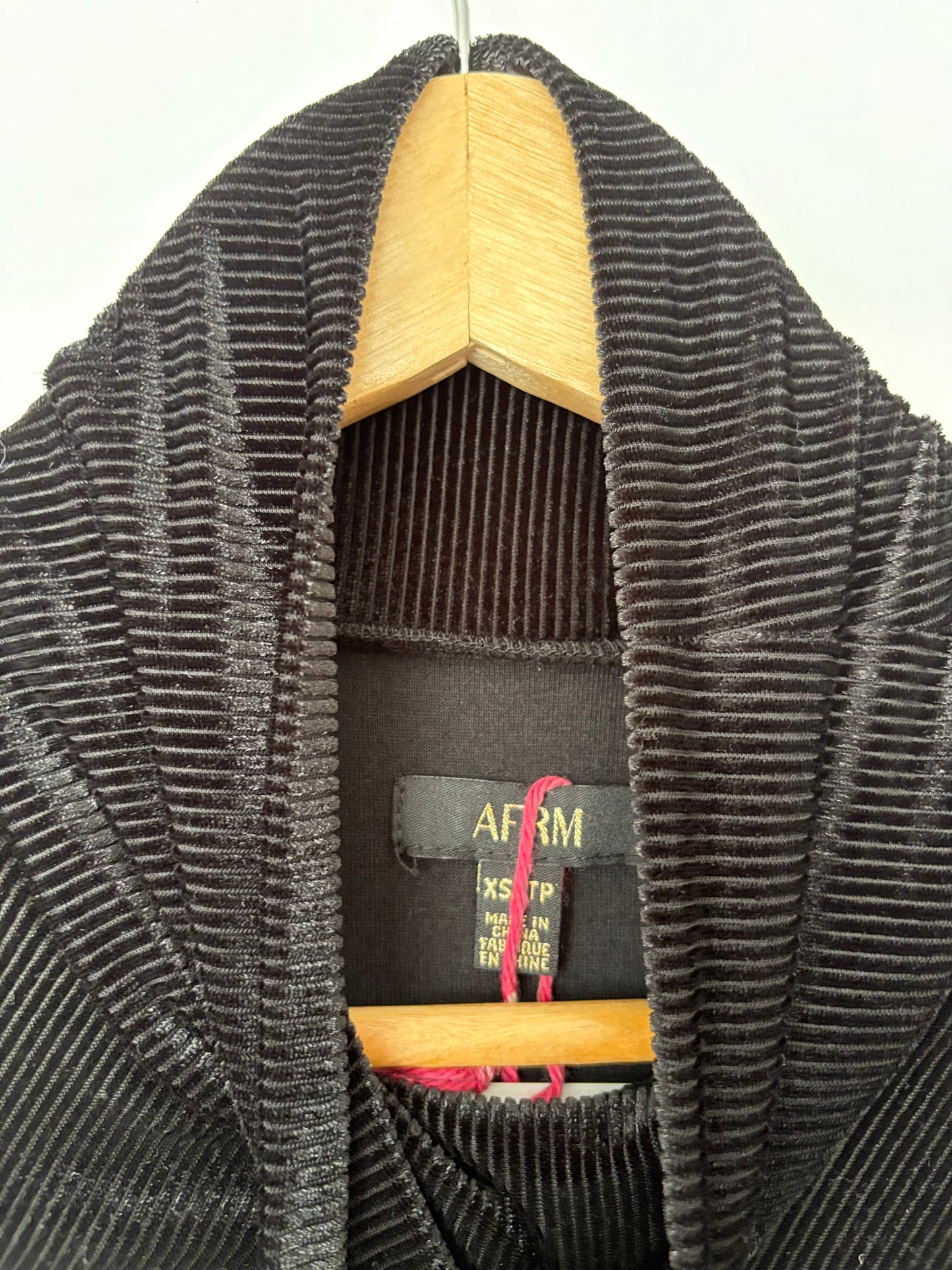 Robe en velours lorin découpée AFRM XS