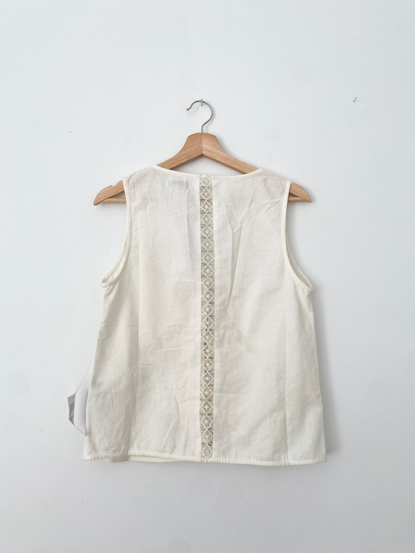 Débardeur Topshop en dentelle à nouer sur le devant, taille M