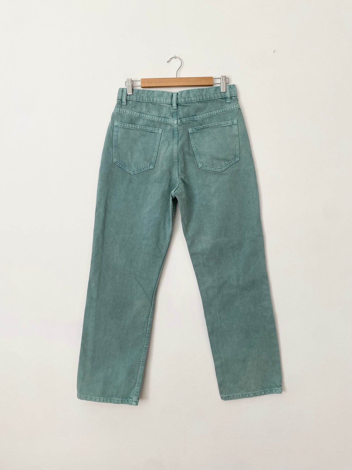Zara wide leg seafoam denim W29