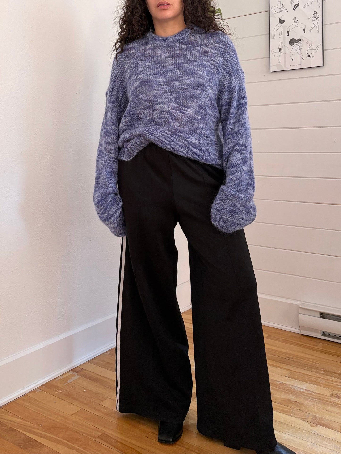 Pull ARKET en laine et mohair mélangés, taille S/M