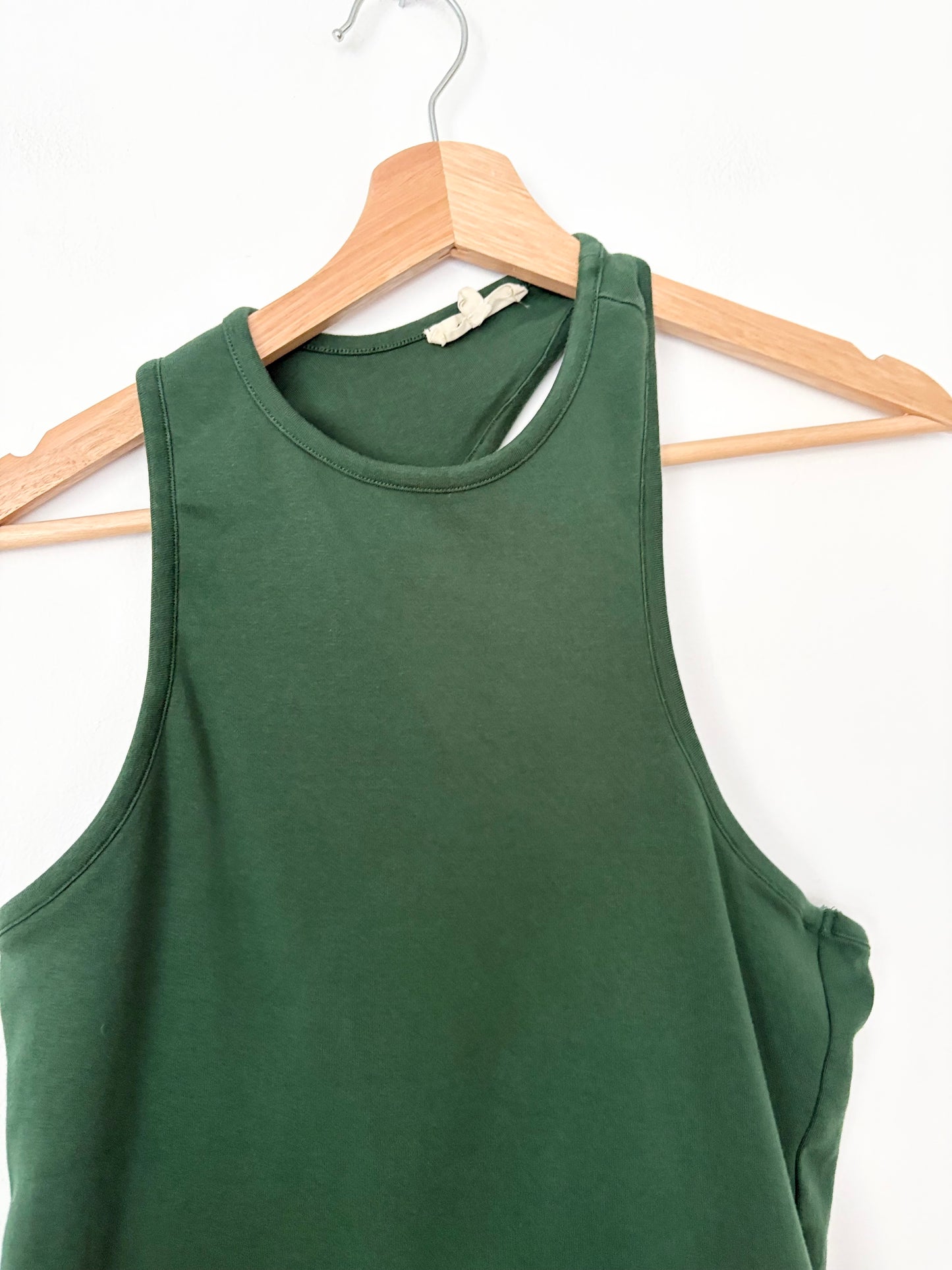 Madewell asymmetric racerback tank Medium