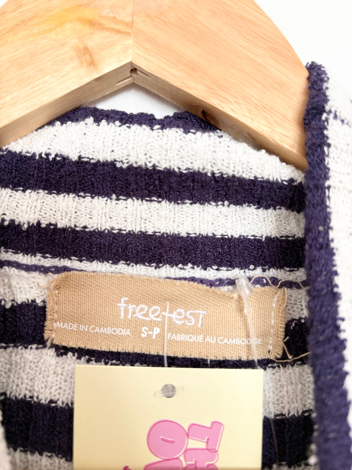 Free People superstripe sweater set S/M
