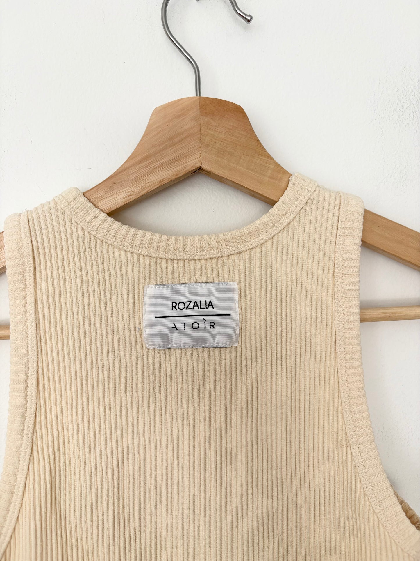 Rozalia X Atoir ribbed tank top small