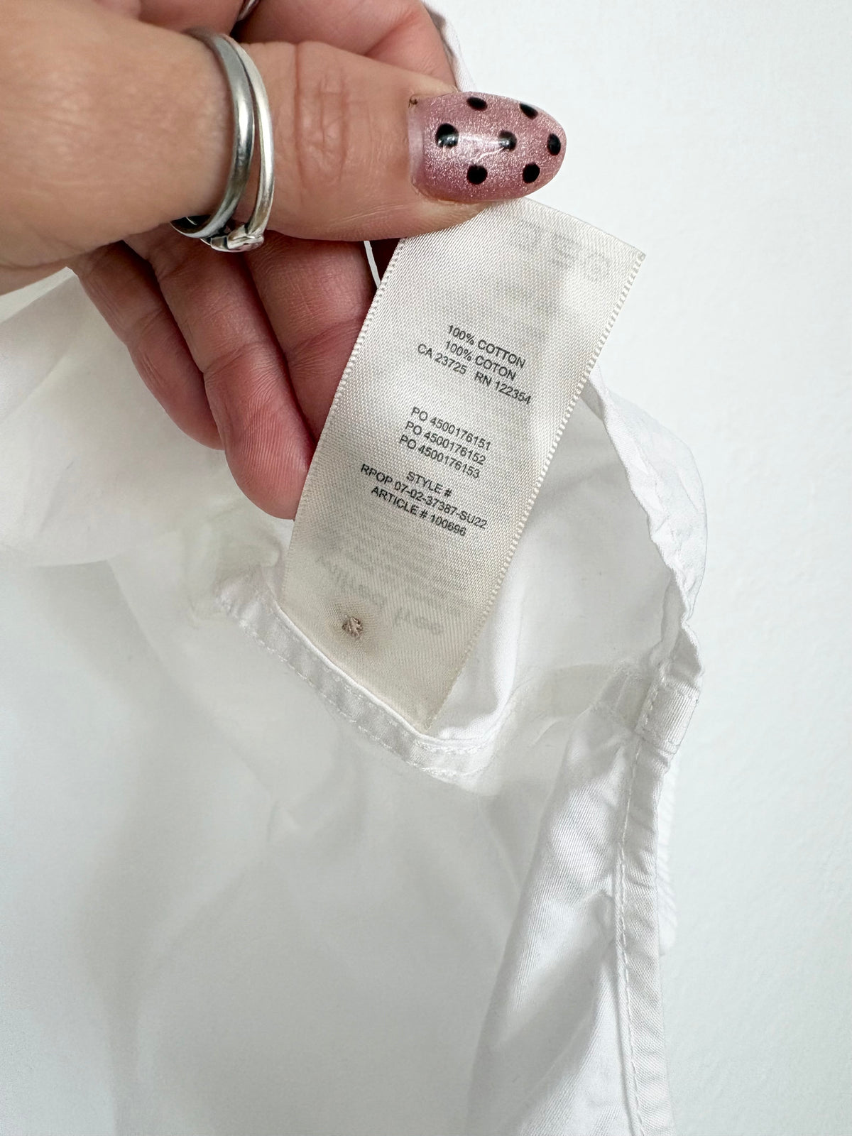 Chemise décontractée sans col Wilfred Taille S