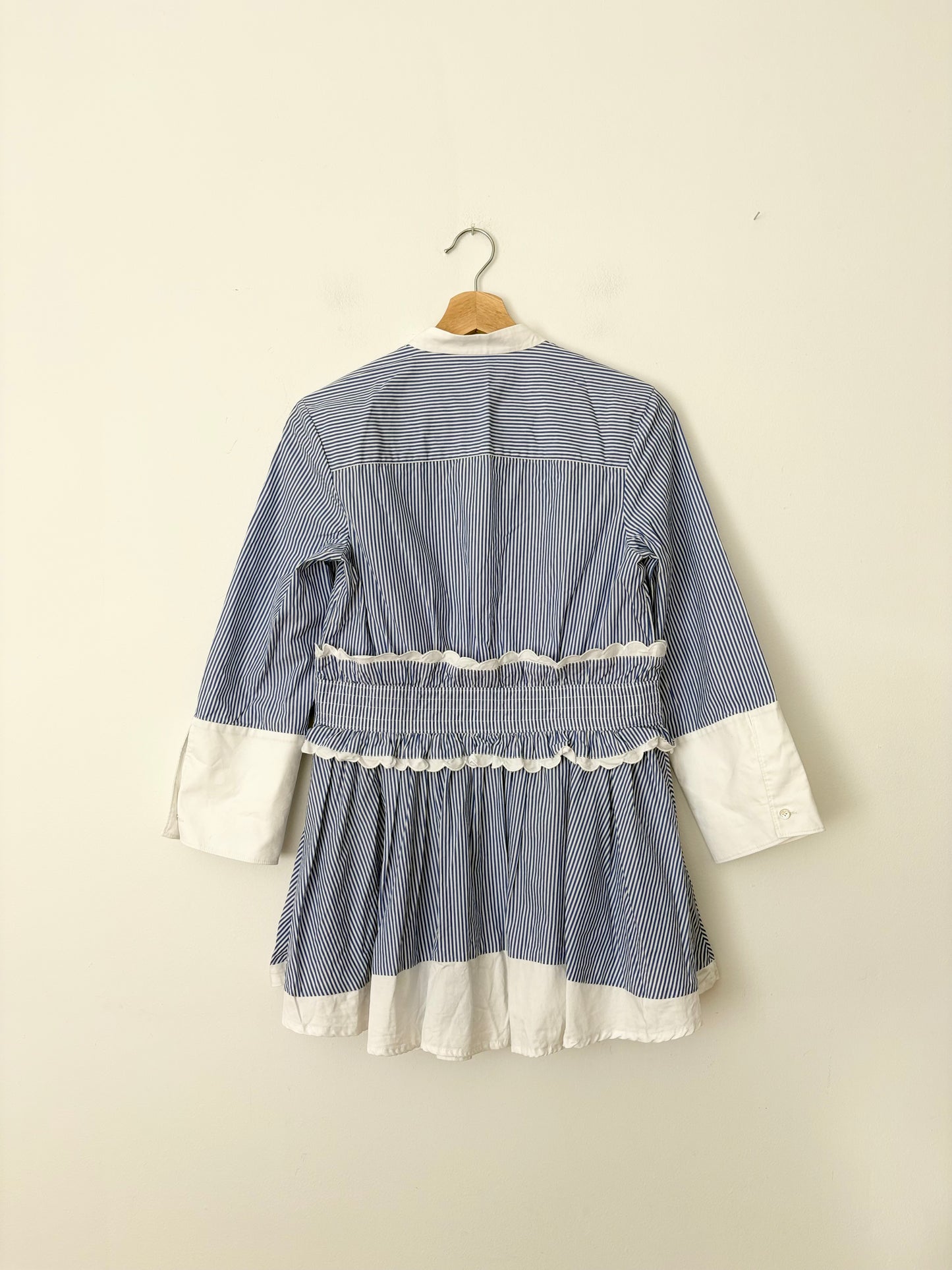 Marissa Webb Jada tunic in surf blue combo S/M