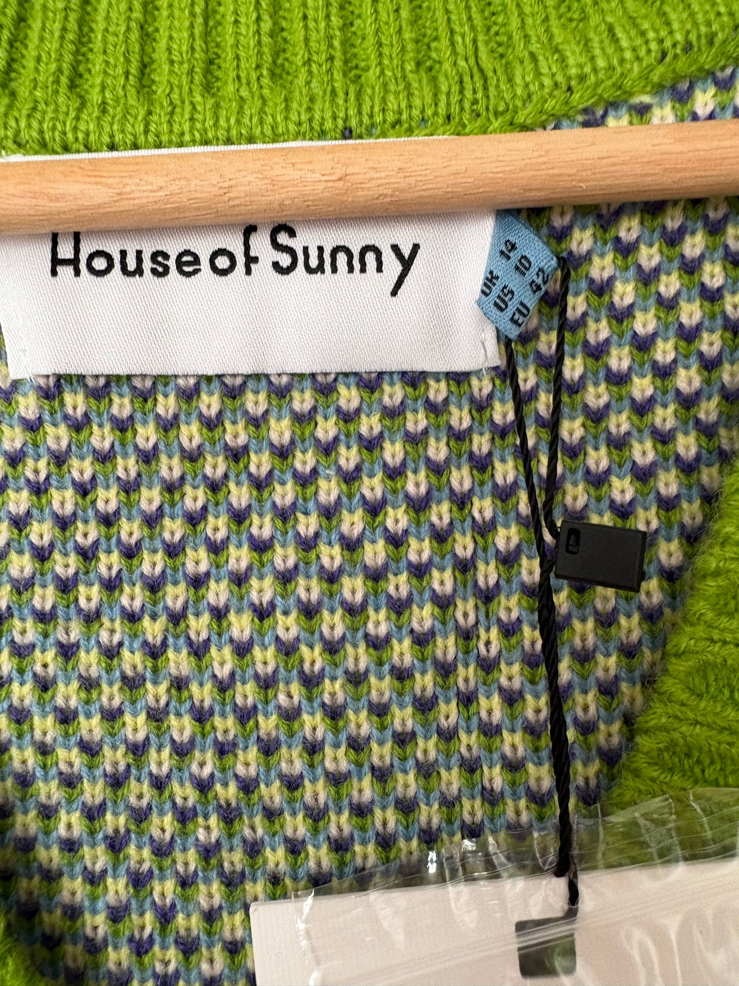 Gilet tricoté House of Sunny Swan Lake, taille L