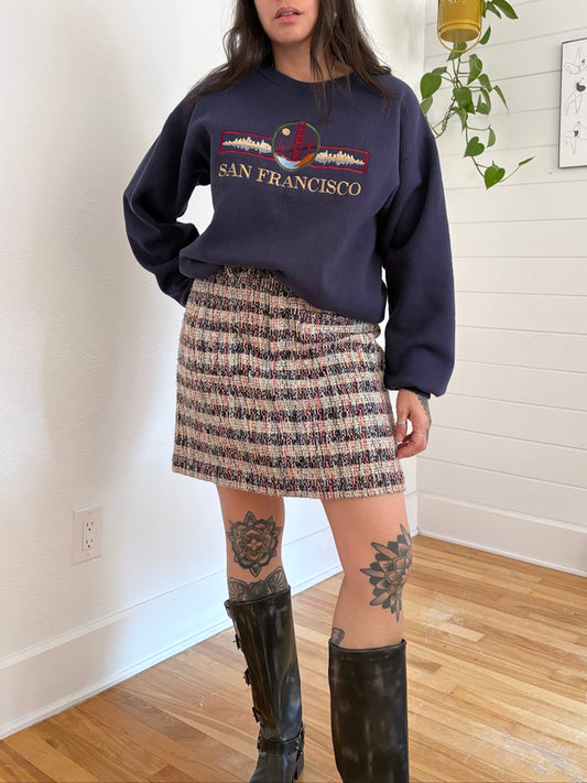 Scotch & Soda tweed mini skirt Medium