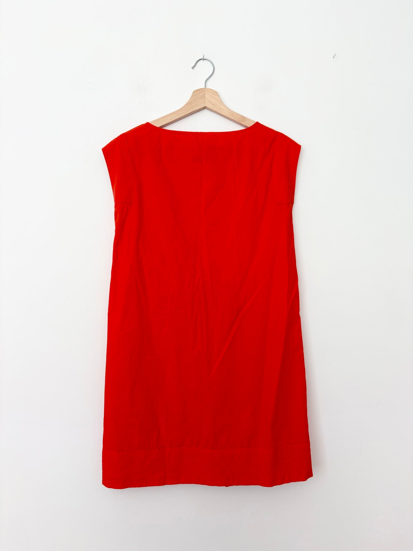Banana Republic robe mini en popeline de coton à taille froncée taille M