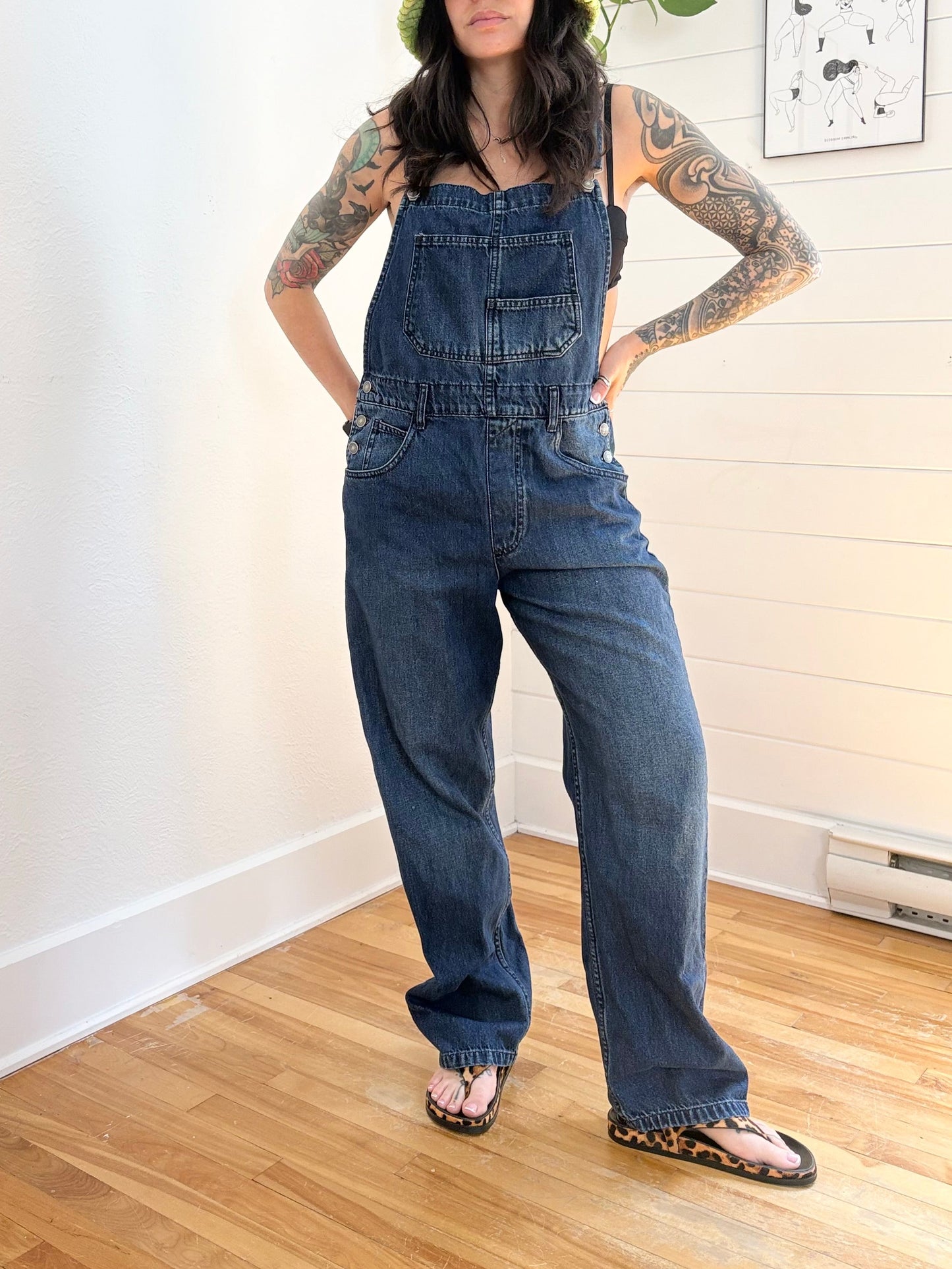 Salopette en jean Ziggy Free People Medium