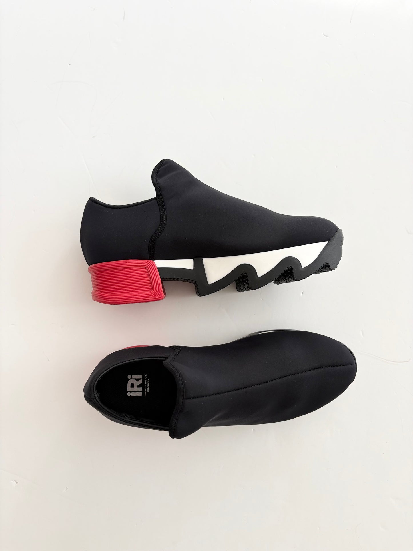 IRI NYC wes 1 black red low top sneaker *Multiple sizes*