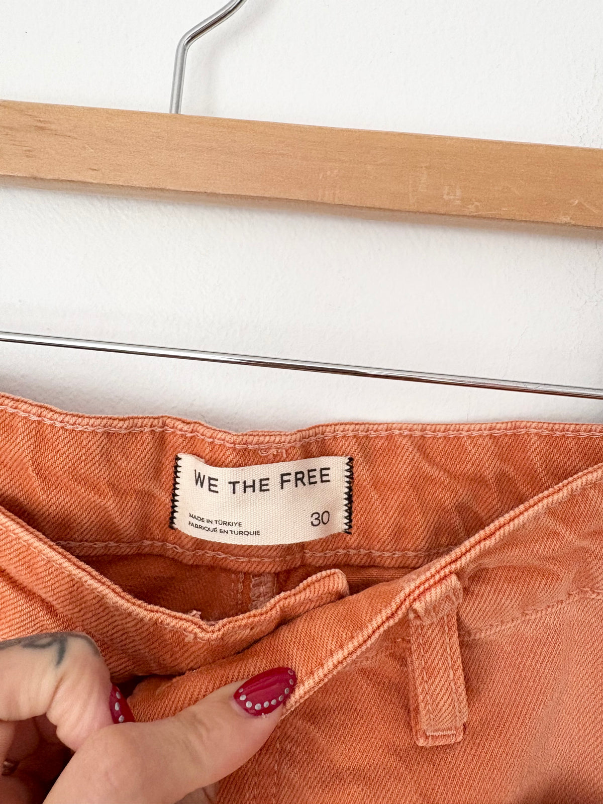 Jean tonneau minimaliste Moxie de Free People, taille 30