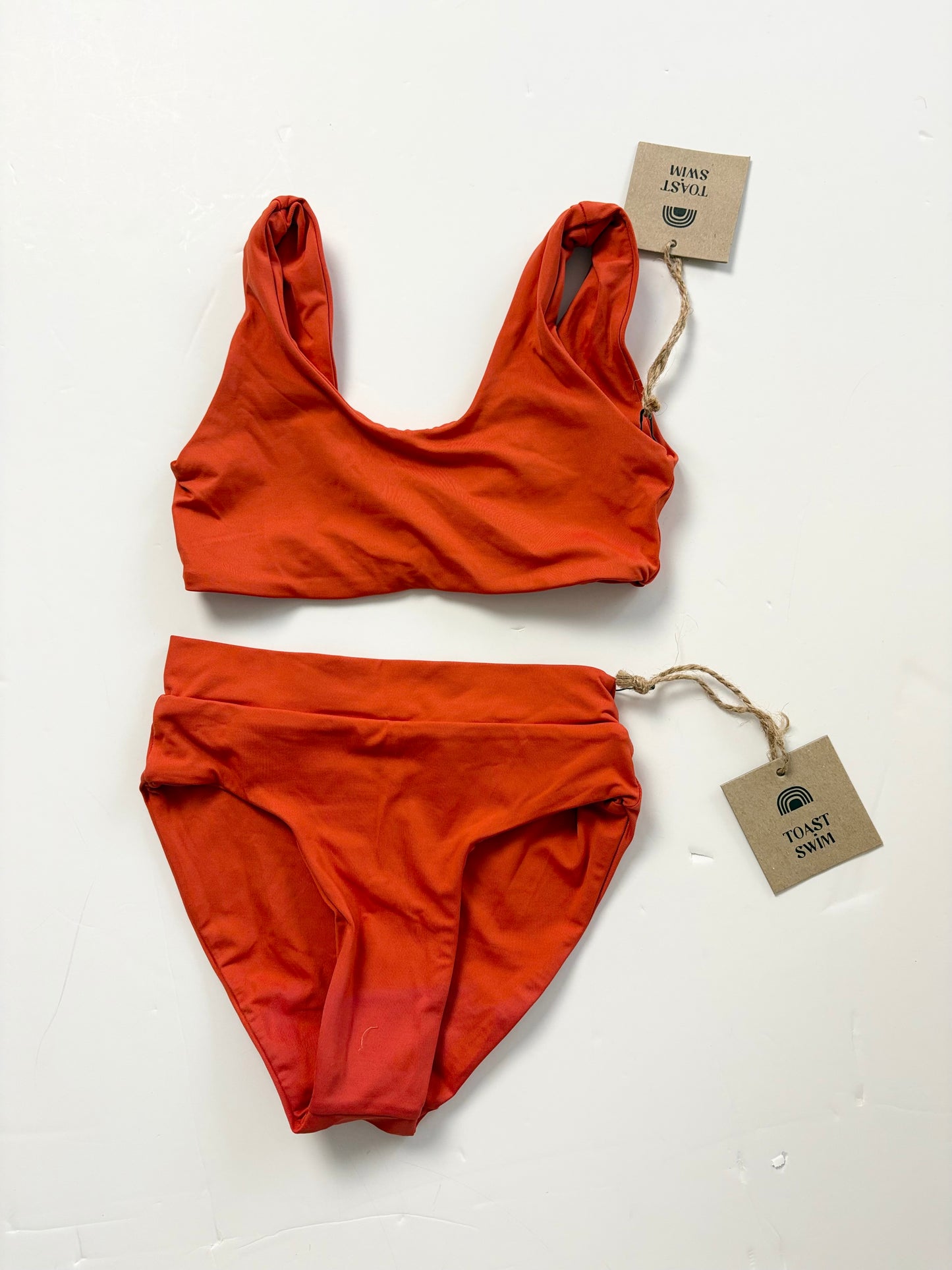 Toast swim rust 2 piece swimsuit 2/3Y