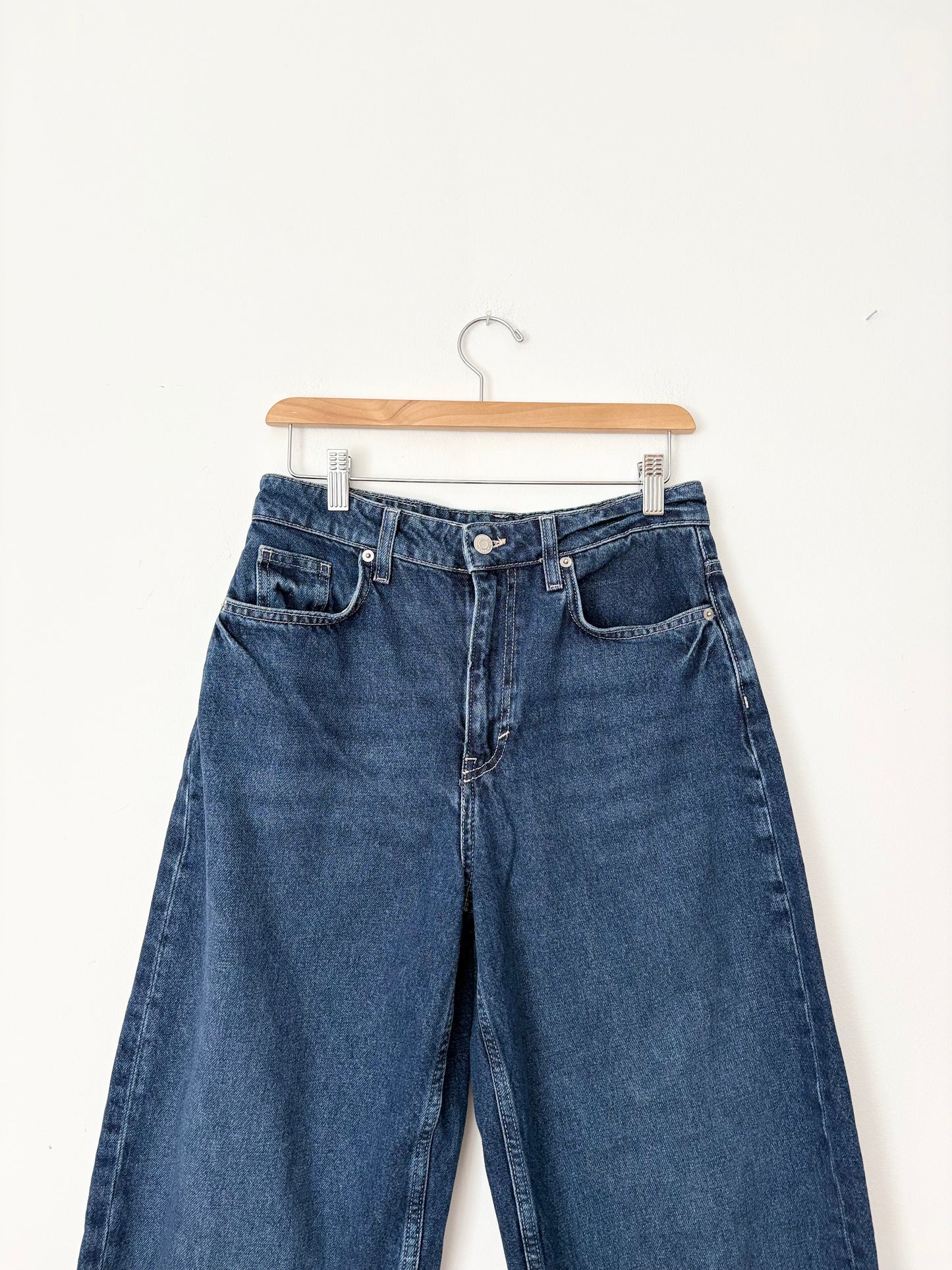 H&M baggy wide leg jeans W27/28