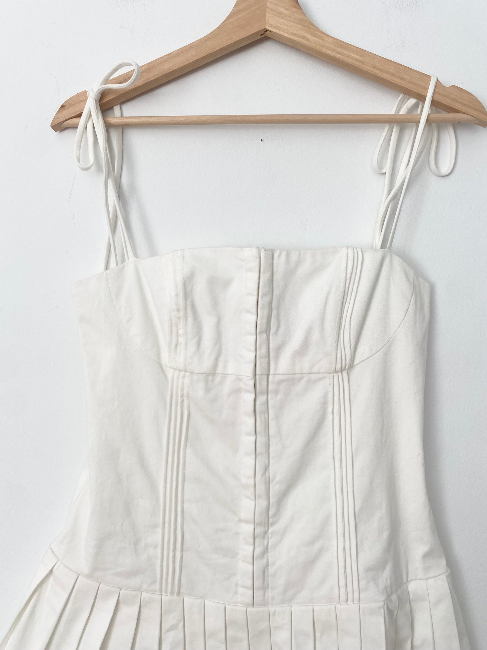 edikted perri pleated corset mini dress corset white mini dress Perri Pleated Corset Mini Dress edikted