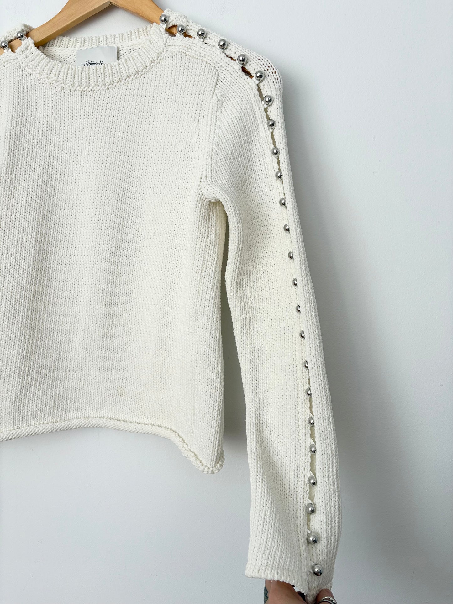 Pull à manches cloutées 3.1 Phillip Lim, taille S