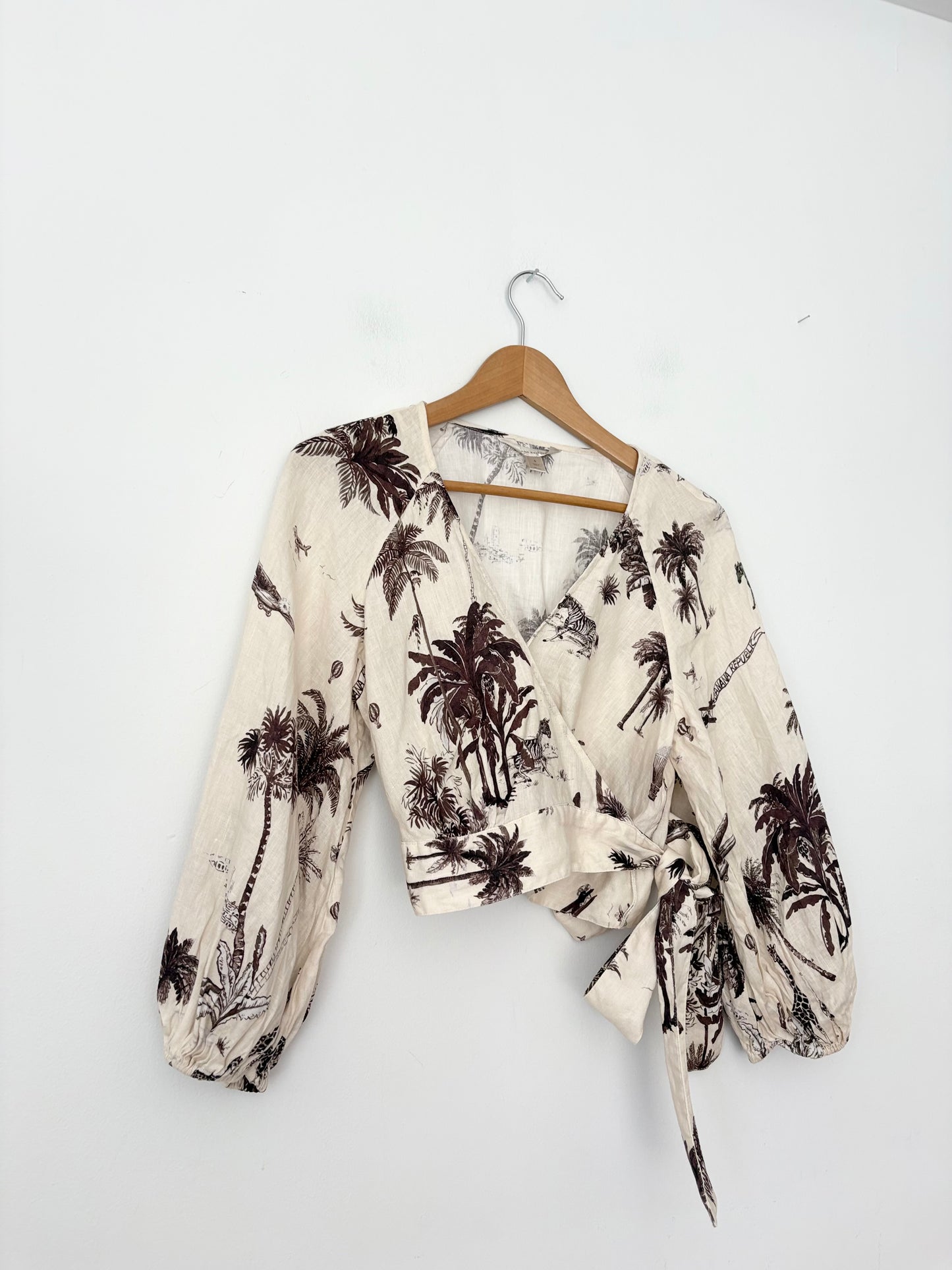 Haut portefeuille en lin Banana Republic Wayfinder, taille S