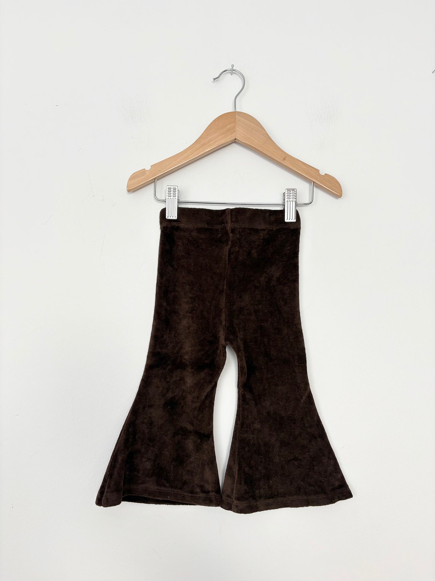 The simple folk velvet flare pants 18/24 months