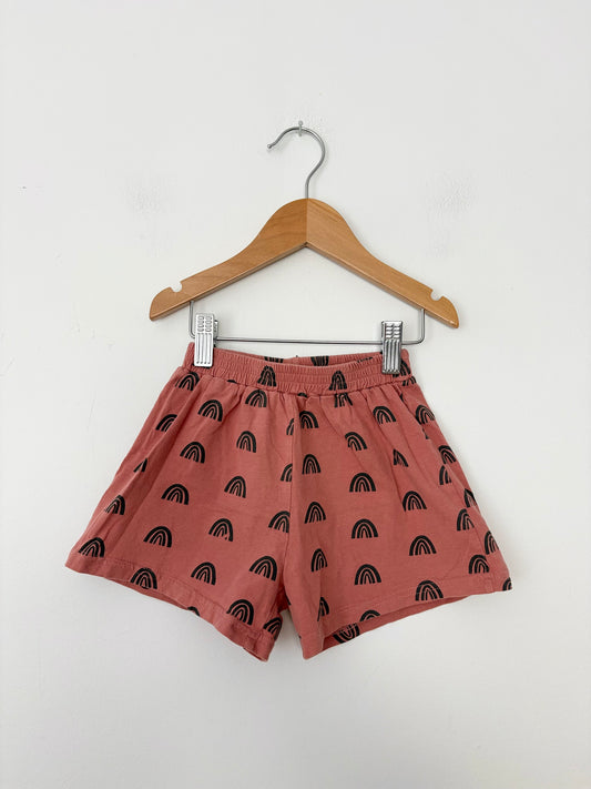 Indy & Pippa rainbow shorts 4-6Y