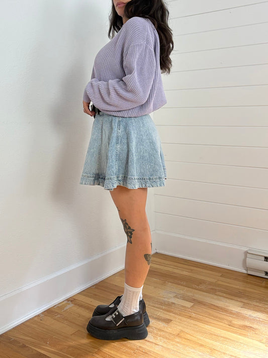 Jupe en jean Wonderland Free People, taille 26