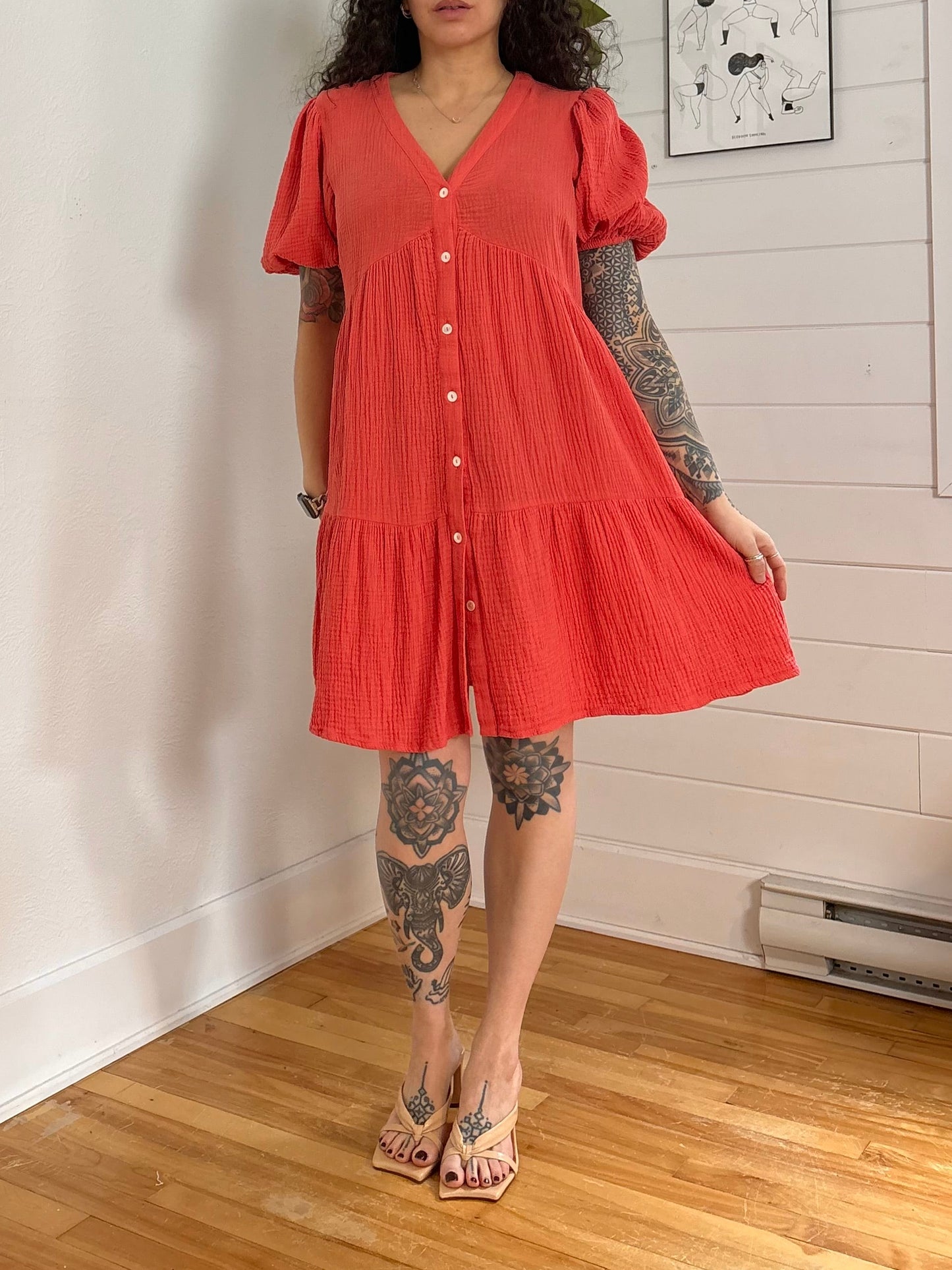 Robe corail Cindy FRNCH Paris Taille M