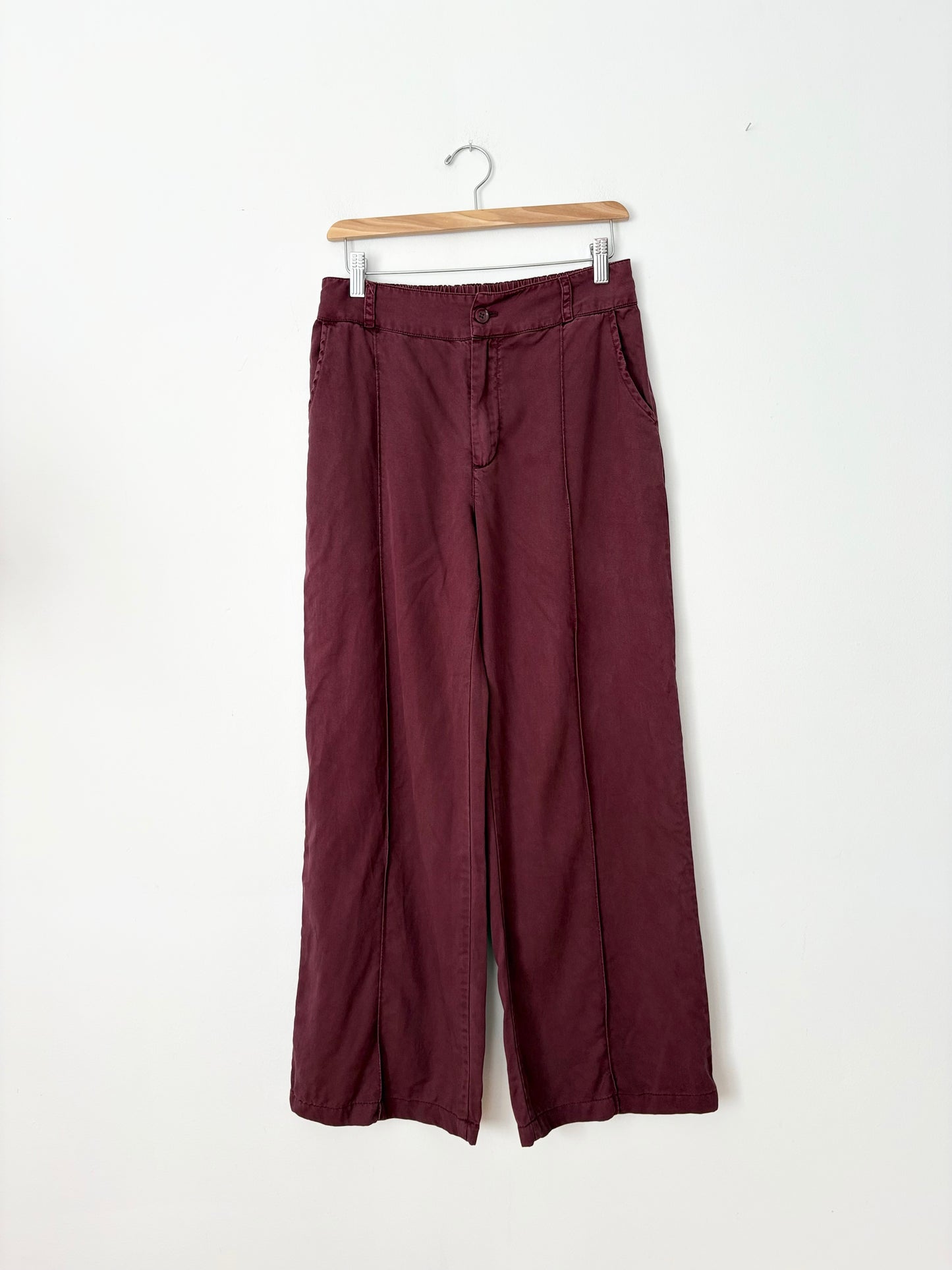 Pantalon large en tencel YFB, taille M