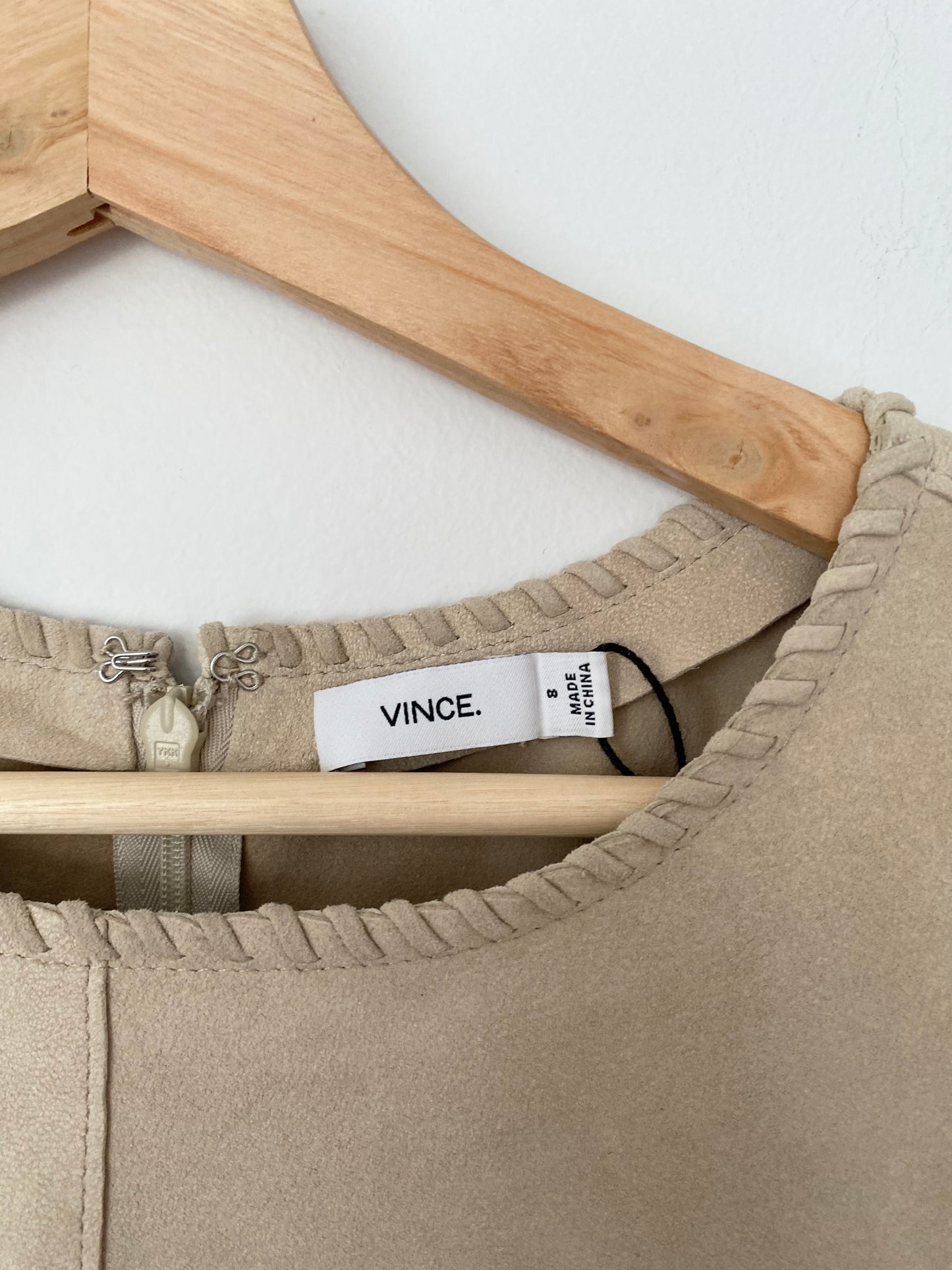 Mini-robe Vince en daim d'agneau véritable Medium
