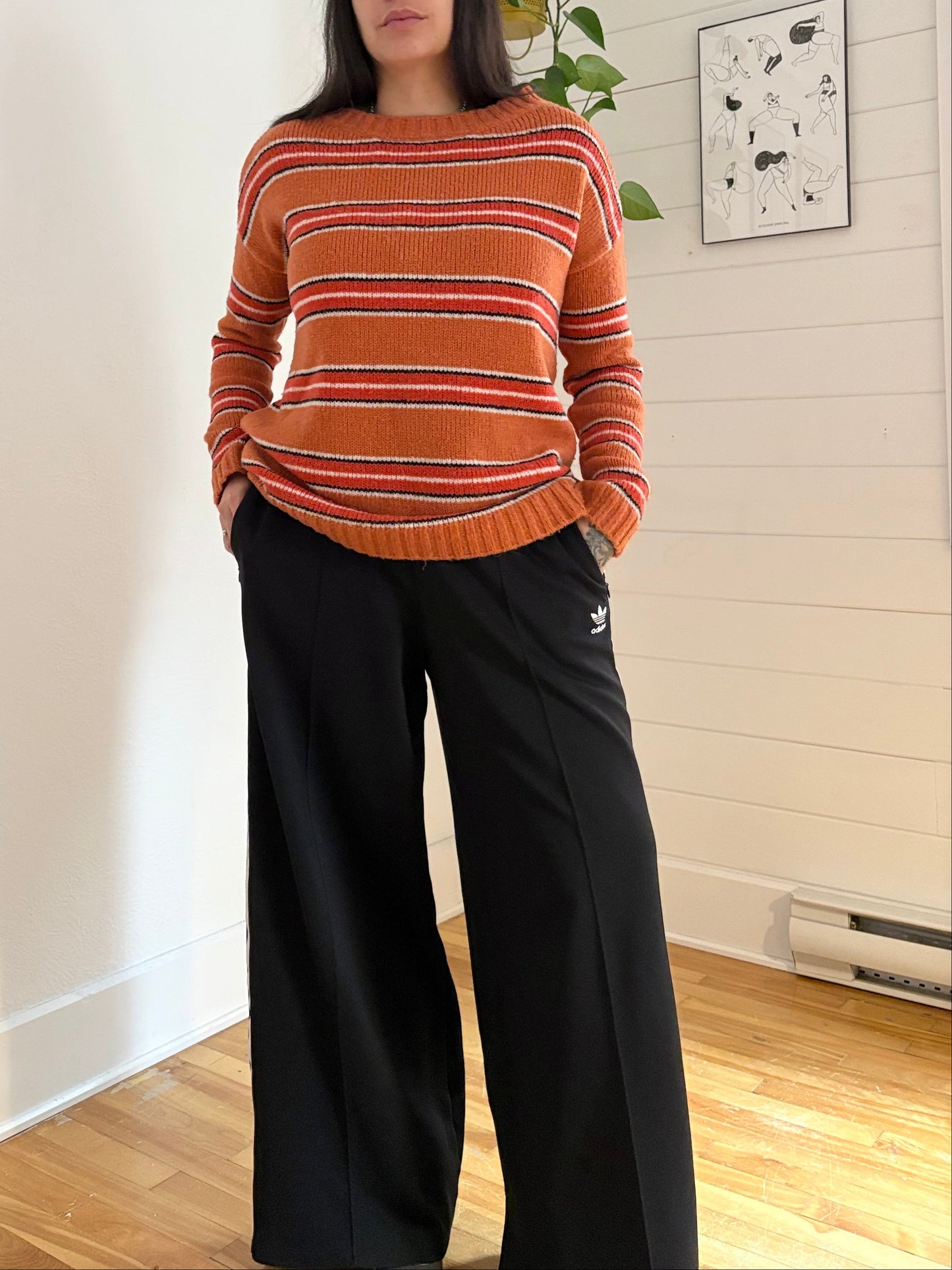 For love & lemons Charlie stripe sweater Medium